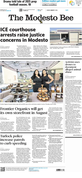 Cover of The Modesto Bee (Sunday)