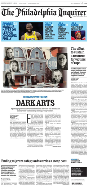 Cover of The Philadelphia Inquirer (South Jersey edition)