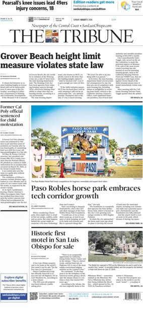 Cover of The Tribune (SLO) (Sunday)