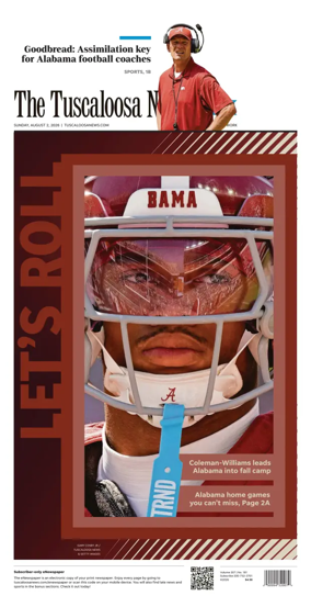 Cover of The Tuscaloosa News