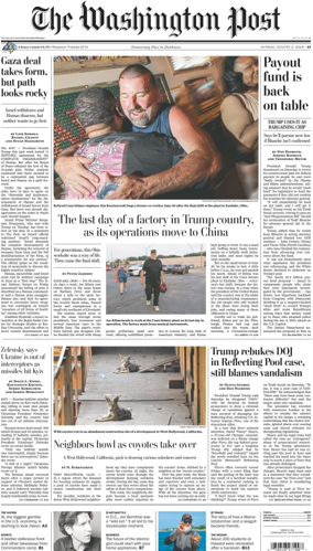 Cover of The Washington Post Sunday