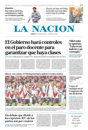 Cover of La Nacion