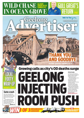 Cover of Geelong Advertiser