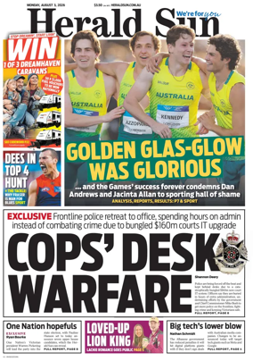 Cover of Herald Sun