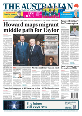 Cover of The Australian
