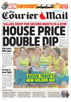Cover of The Courier-Mail