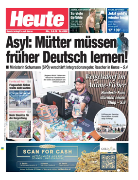 Cover of Heute - Niederosterreich Ausgabe