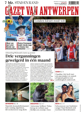 Cover of Gazet van Antwerpen Stad en Rand