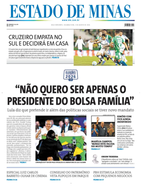 Cover of Estado de Minas (Brazil)
