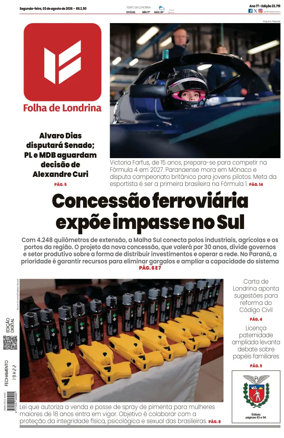 Cover of Folha de Londrina