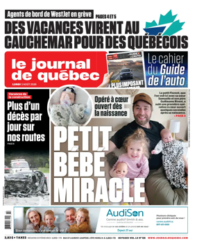 Cover of Le Journal de Quebec