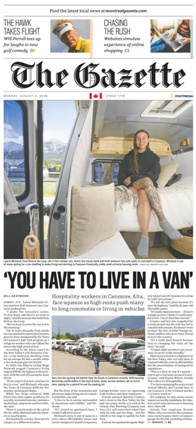 Cover of Montreal Gazette