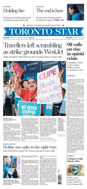 Cover of Toronto Star