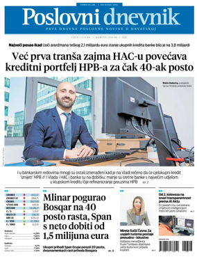 Cover of Poslovni Dnevnik
