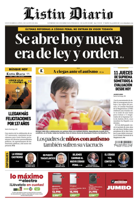 Cover of Listin Diario