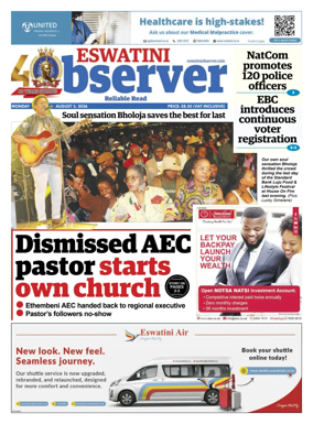 Cover of Eswatini Observer