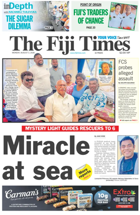 Cover of The Fiji Times