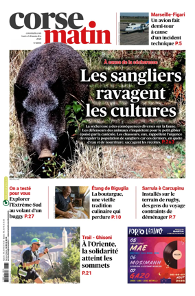 Cover of Corse Matin