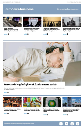 Cover of Euronews Business (Turkish) Compiled Editions
