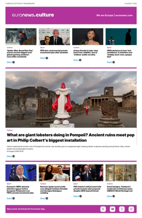 Cover of Euronews Culture and Sport Compiled Edition