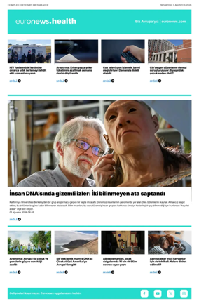 Cover of Euronews Health (Turkish) Compiled Edition