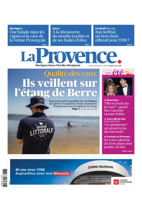 Cover of La Provence Martigues-Istres-Vitrolles-Marignane