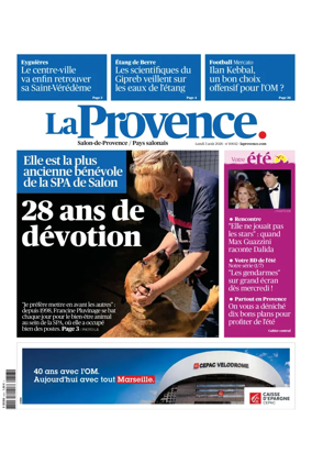Cover of La Provence Salon-de-Provence / Pays salonais