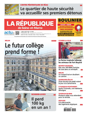 Cover of La Republique de Seine-et-Marne (Edition A-B)