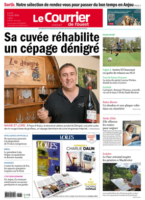Cover of Le Courrier de l’Ouest (Cholet)
