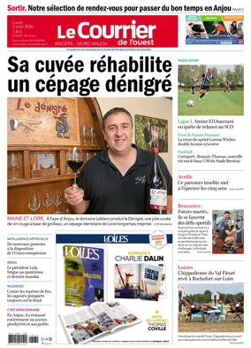 Cover of Le Courrier de l’Ouest (Nord Anjou)
