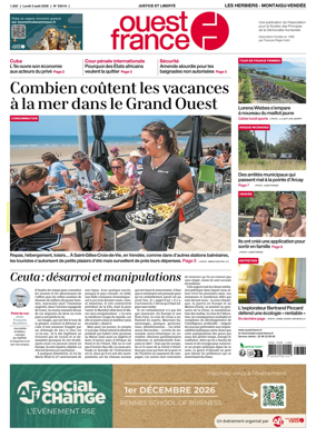 Cover of Ouest France (Les Herbiers / Montaigu)