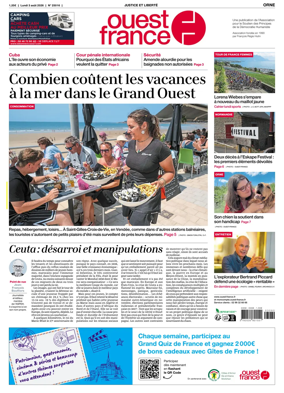 Cover of Ouest France (Orne)