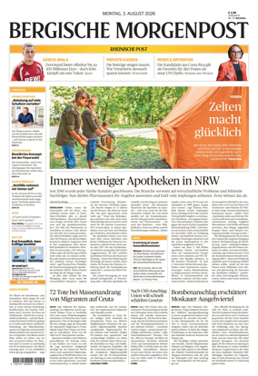 Cover of Bergische Morgenpost Wermelskirchen/Huckeswagen/Radevormwald