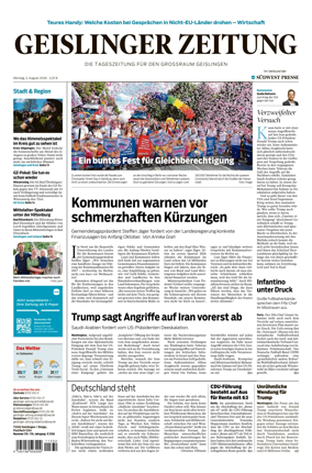 Cover of Geislinger Zeitung