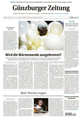 Cover of Guenzburger Zeitung