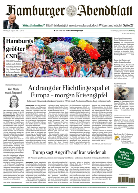 Cover of Hamburger Abendblatt (Harburg)