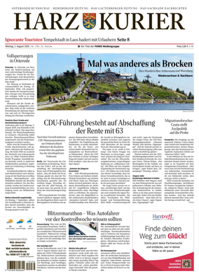 Cover of Harz Kurier