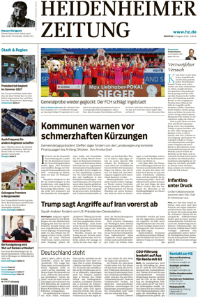 Cover of Heidenheimer Zeitung