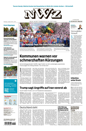 Cover of NWZ – Neue Wurttembergische Zeitung