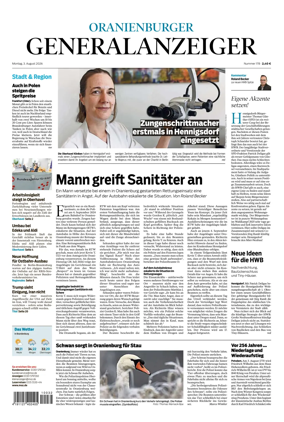Cover of Oranienburger Generalanzeiger