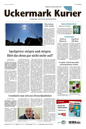 Cover of Prenzlauer Zeitung