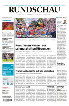 Cover of Rundschau fur den Schwabischen Wald – Der Kocherbote