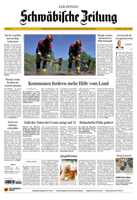 Cover of Schwabische Zeitung (Alb-Donau)