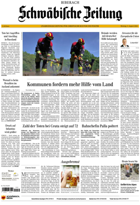 Cover of Schwabische Zeitung (Biberach)