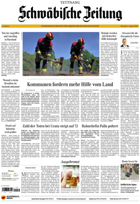 Cover of Schwabische Zeitung (Tettnang)