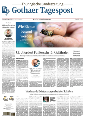 Cover of Thuringische Landeszeitung (Gotha)