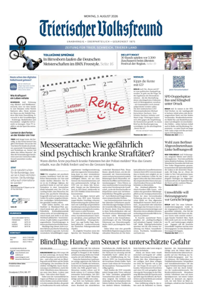 Cover of Trierischer Volksfreund