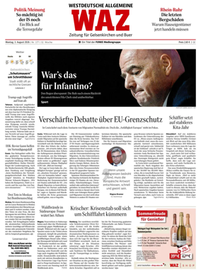 Cover of Westdeutsche Allgemeine Zeitung (Gelsenkirchen)