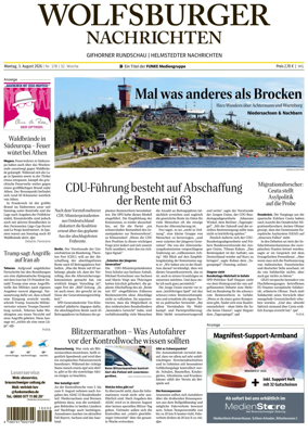 Cover of Wolfsburger Nachrichten (Wolfsburg-Gifhorn)