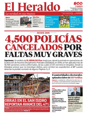 Cover of Diario El Heraldo